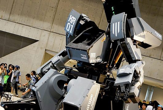 人が乗って操縦できる巨大ロボット「クラタス」